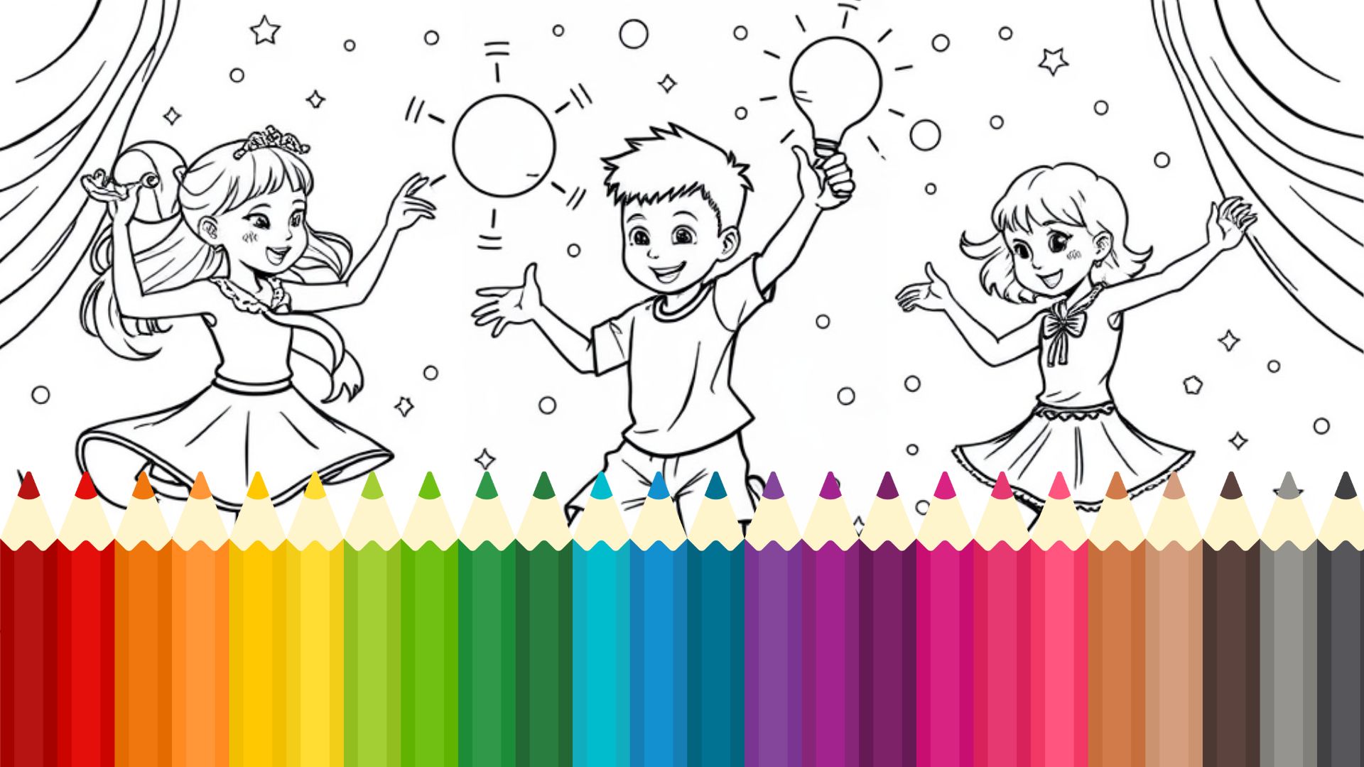 Kids Activities Coloring Pages