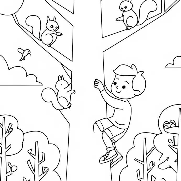 Free Nature Coloring Pages for Kids