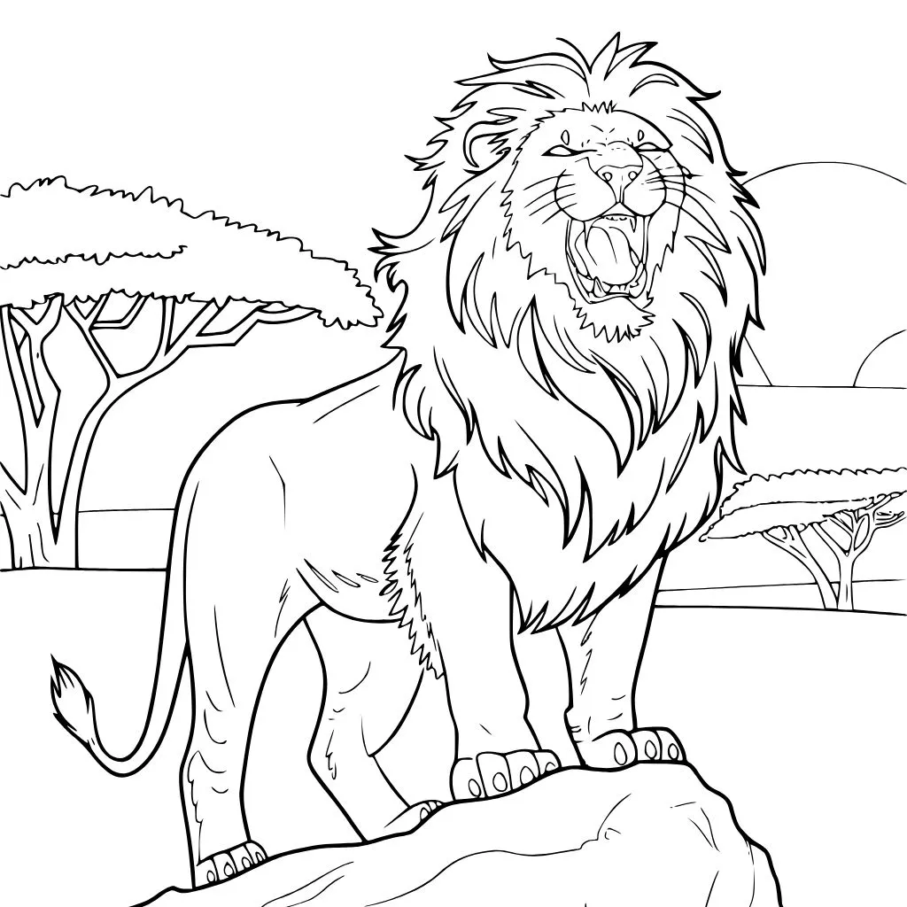 Explore the Wild with Animal Coloring Pages