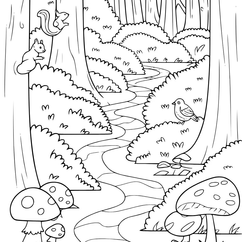 Explore the Beauty of Nature with Coloring Pages