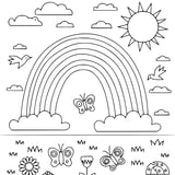 Explore the Magic of Rainbow Coloring Pages