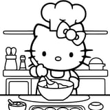 hello kitty coloring pages